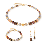 BraccialeGeoCUBE® Precious Statement golden Blush