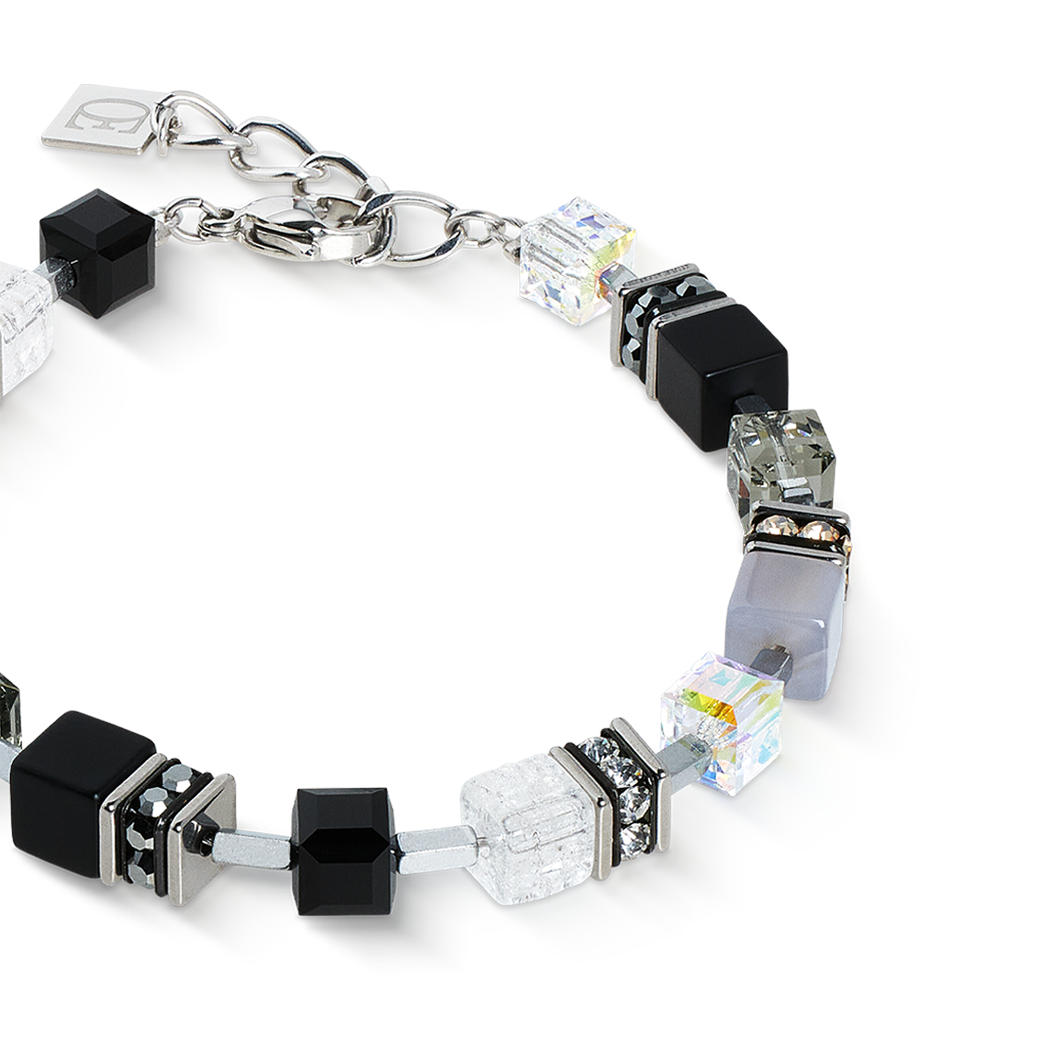 Bracciale GeoCUBE® Precious Statement Crystal Shadow