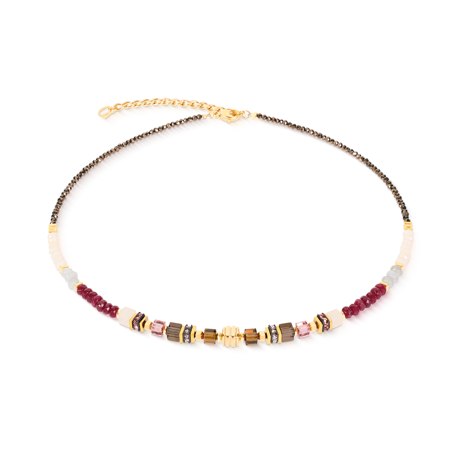 Collana GeoCUBE® Precious Grace Rose Smoke