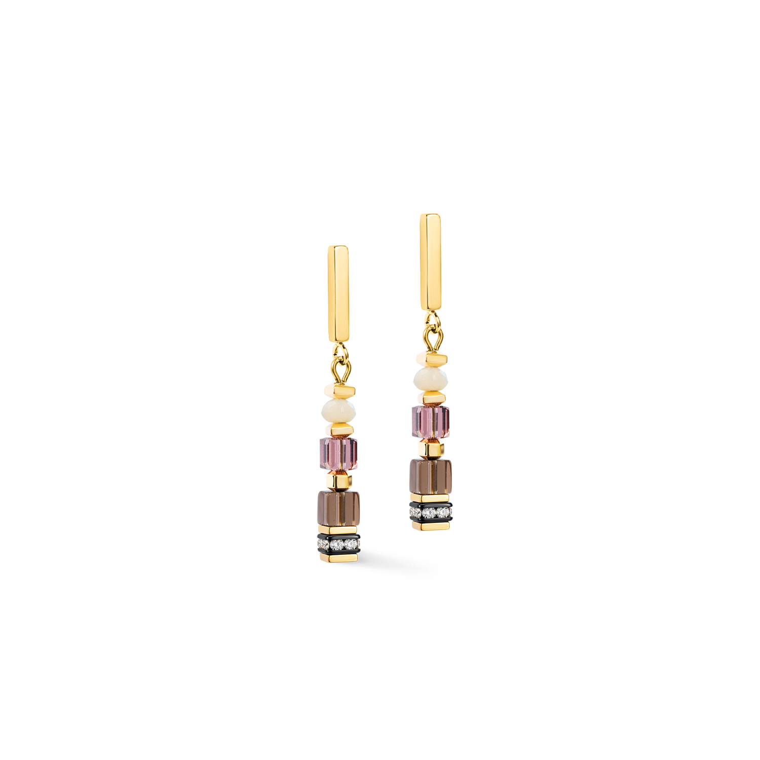 Orecchini GeoCUBE® Precious Grace Rose Smoke