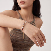 COEUR DE LION Bracciale GeoCUBE® Precious Grace Rose Smoke – indossato