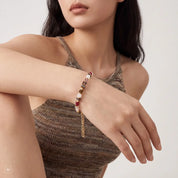COEUR DE LION Bracciale GeoCUBE® Precious Grace Rose Smoke – indossato