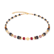 Collana GeoCUBE® Precious Classic Ruby Noir