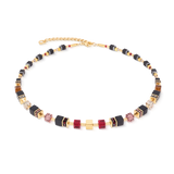 Collana GeoCUBE® Precious Classic Ruby Noir