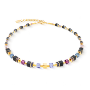 Collana GeoCUBE® Precious Classic Blue Moon oro