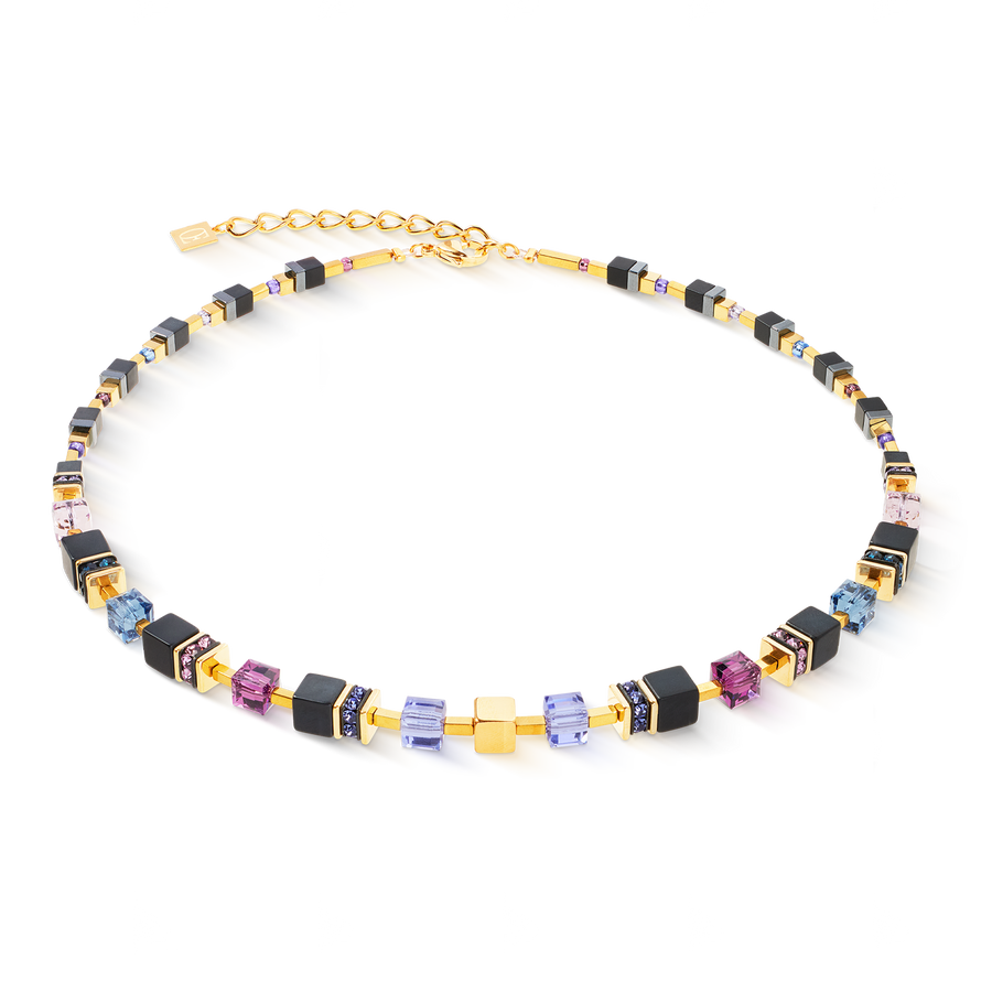 Collana GeoCUBE® Precious Classic Blue Moon oro