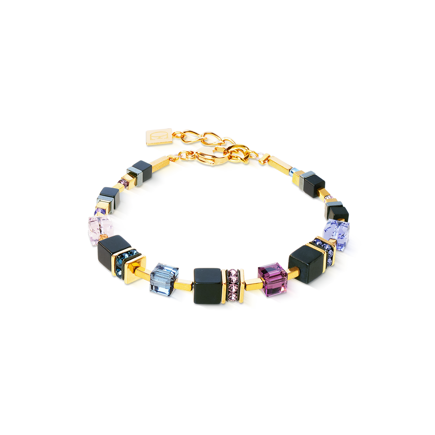 Bracciale GeoCUBE® Precious Classic Blue Moon oro
