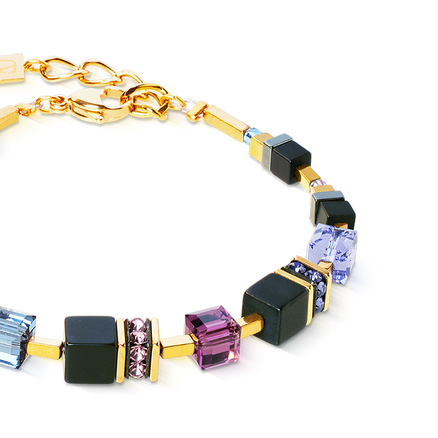Bracciale GeoCUBE® Precious Classic Blue Moon oro
