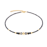 Collana Wave Cube Flow oro-nero