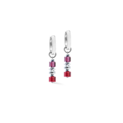 Creole Wave Cube Flow argento-rosso