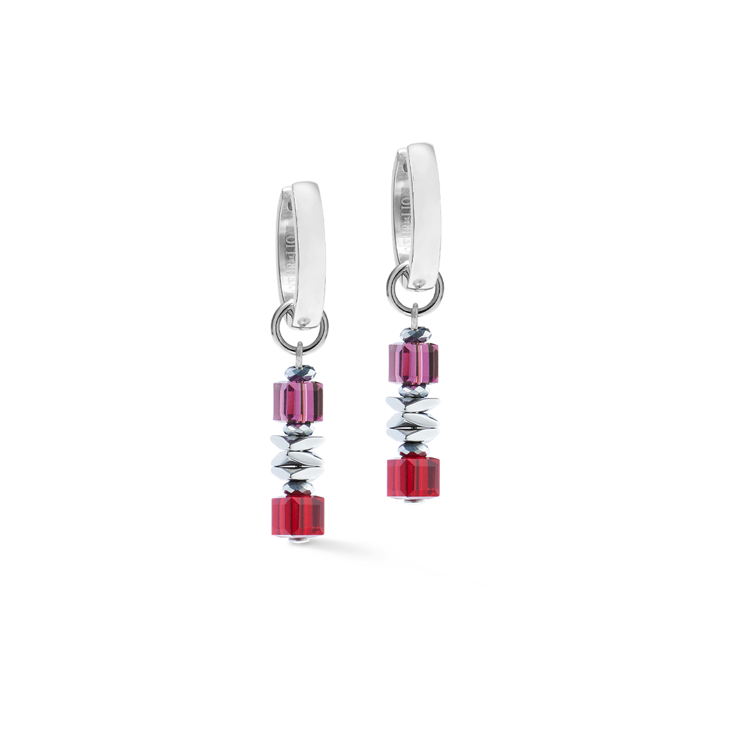 Creole Wave Cube Flow argento-rosso
