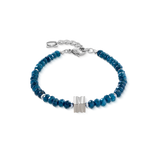 Bracciale Wave Essence Navy Jade argento