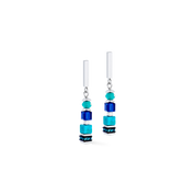 Orecchini Wave Precious Flow argento-teal
