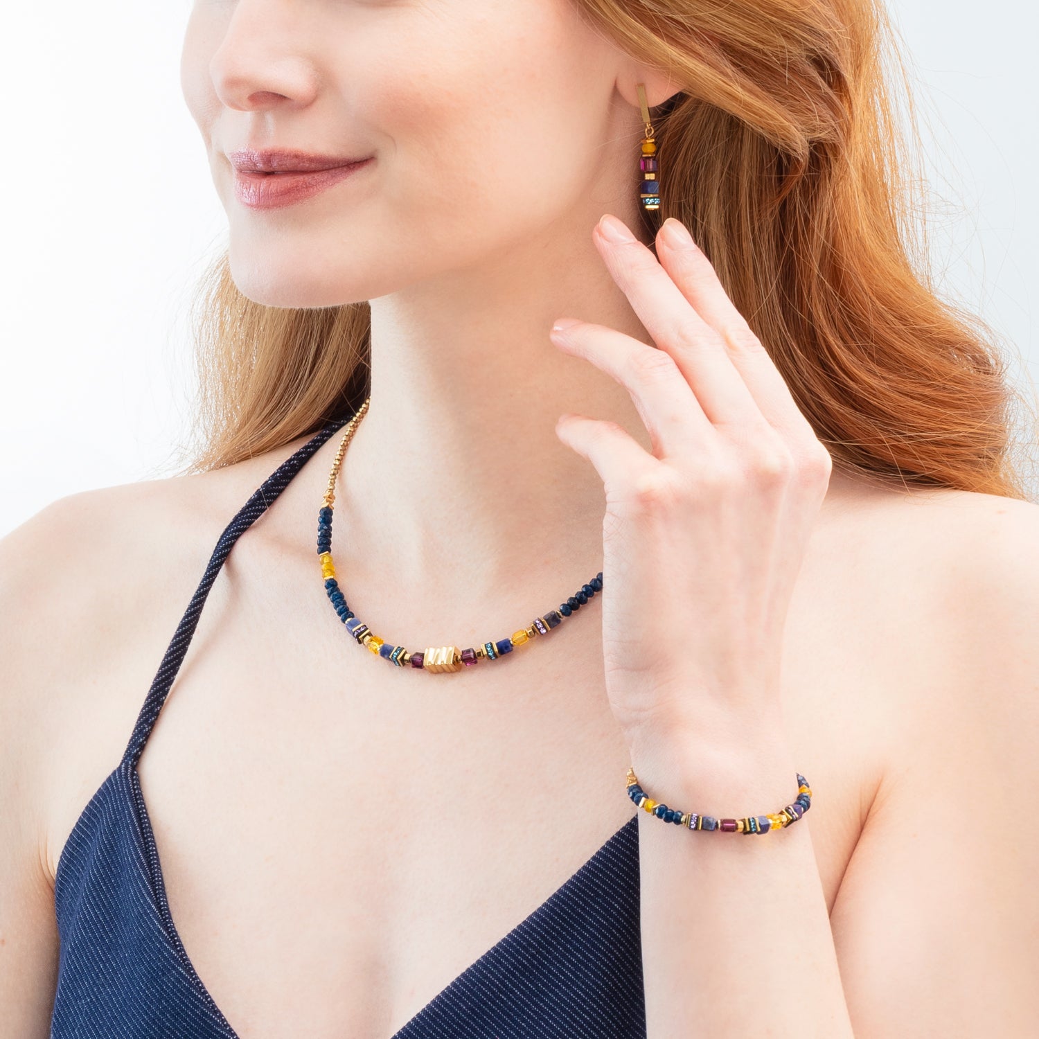 Orecchini Wave Precious Flow oro-energy