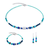 Bracciale Wave Precious Flow argento-teal
