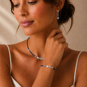 COEUR DE LION Bracciale Cube Balance Blue Mist – indossato