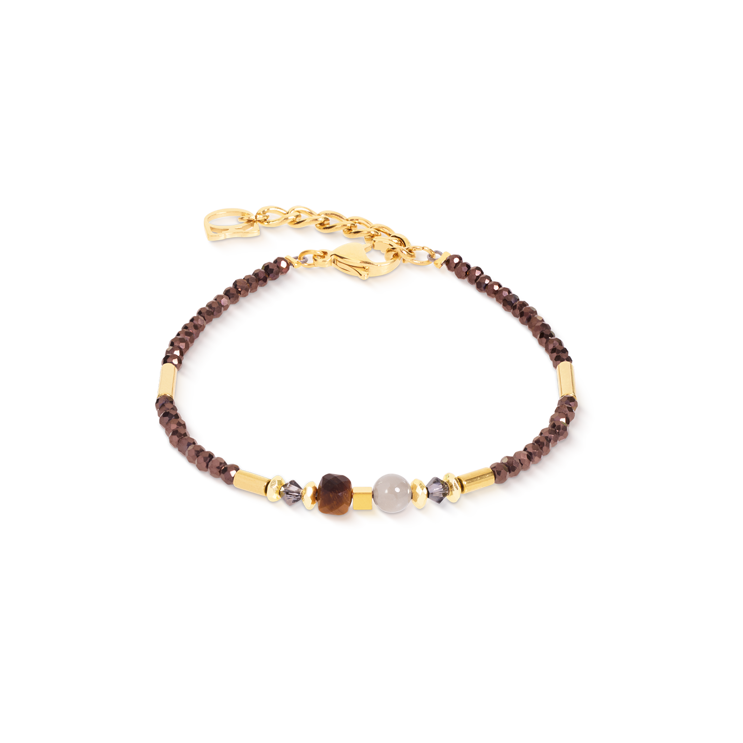 Bracciale Cube Balance Golden Hazel