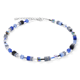 Collana GeoCUBE® blu cobalto