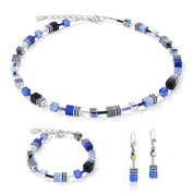 Collana GeoCUBE® blu cobalto
