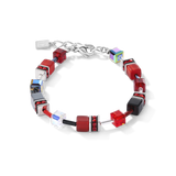 Braccialetto GeoCUBE® rosso-ematite