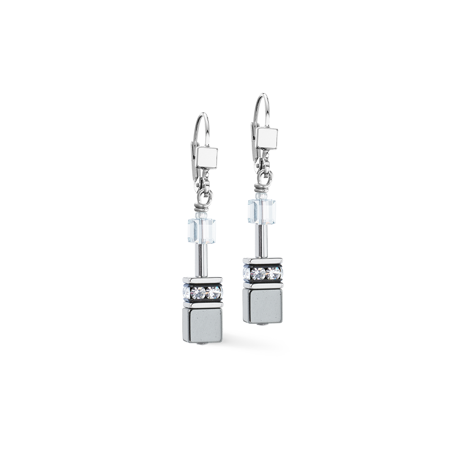 Orecchini GeoCUBE® platinum