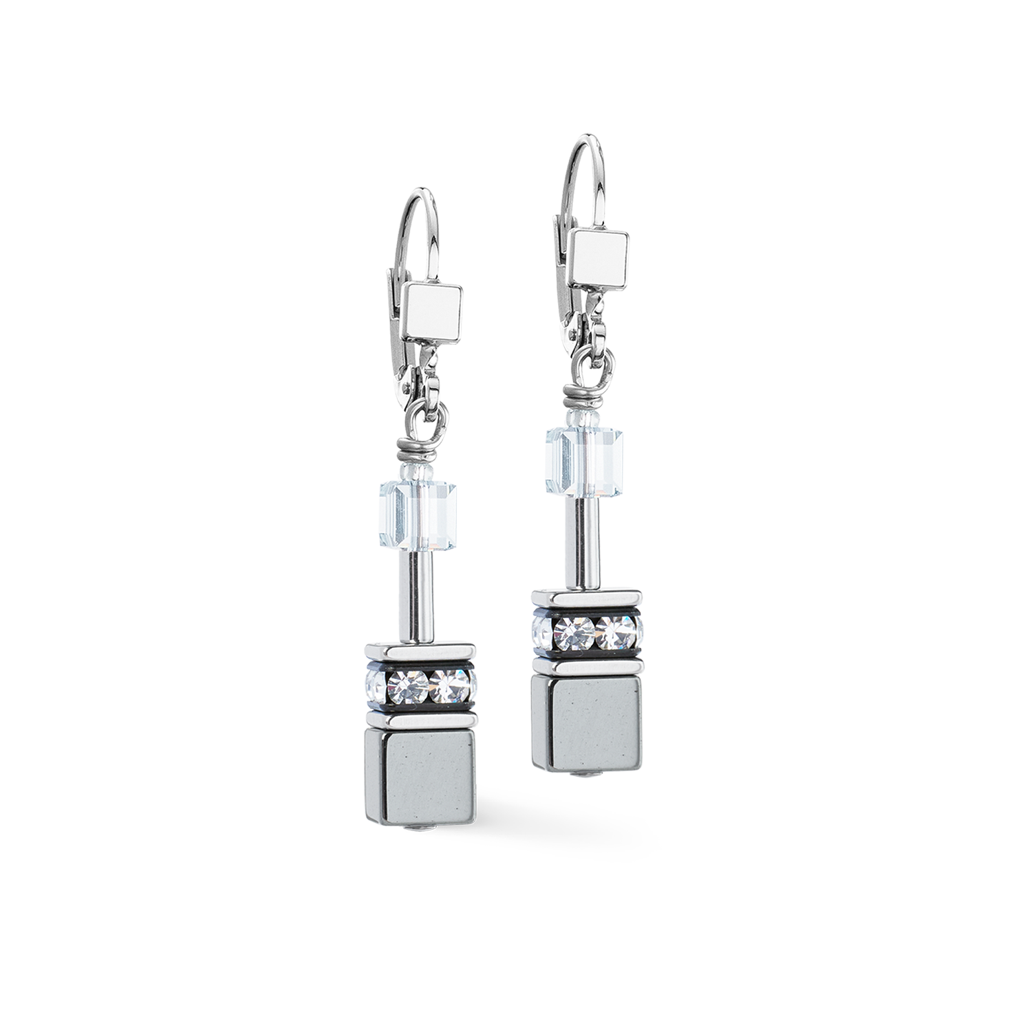 Orecchini GeoCUBE® platinum