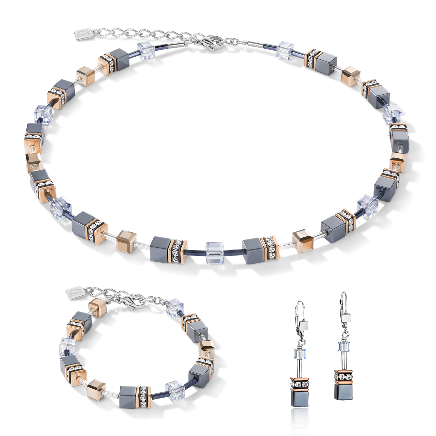 Braccialetto GeoCUBE® blu ghiaccio