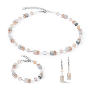 Collana GeoCUBE® Iconic Precious oro rosa-pesca