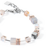 Bracciale GeoCUBE® Iconic Precious oro rosa-pesca
