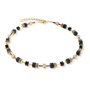 Collana GeoCUBE® onice nero-oro