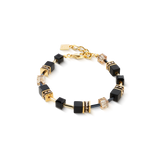 Bracciale GeoCUBE® onice nero-oro