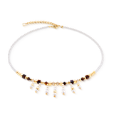 Collana Princess Sunray oro-marrone
