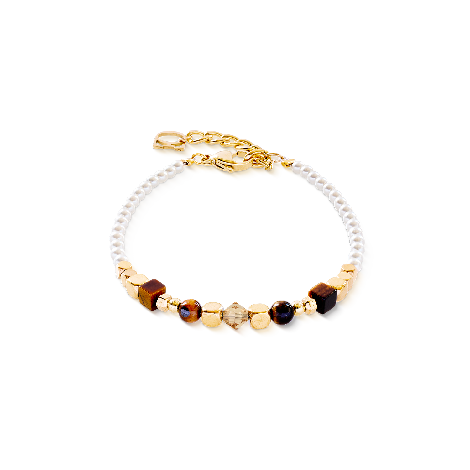 Bracciale Princess Sunray oro-marrone