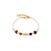 Bracciale Princess Sunray oro-marrone