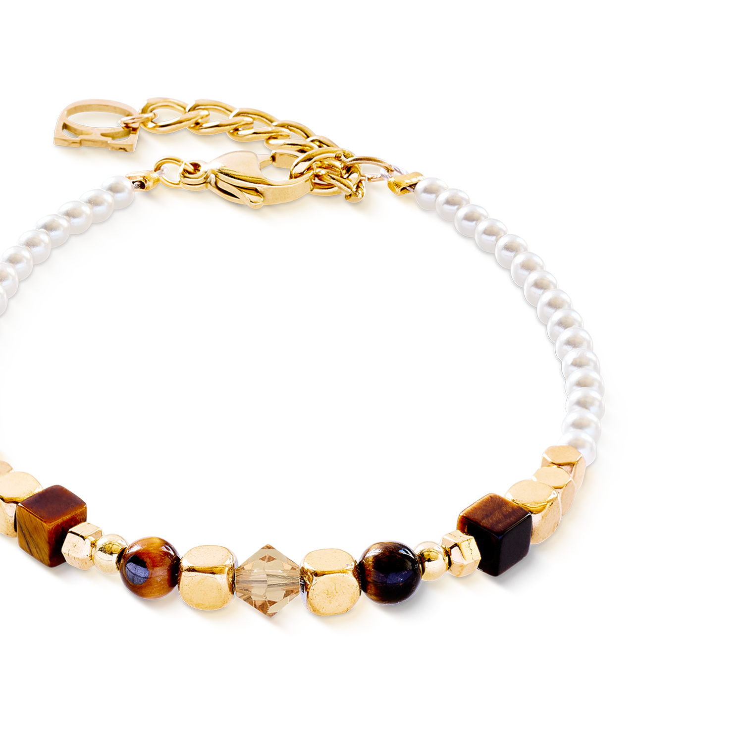 Bracciale Princess Sunray oro-marrone