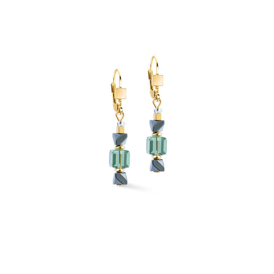 Orecchini Precious Shape Mix verde-turchese