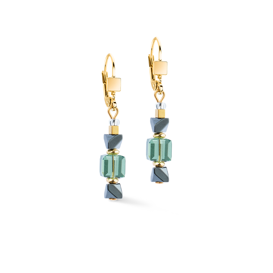 Orecchini Precious Shape Mix verde-turchese