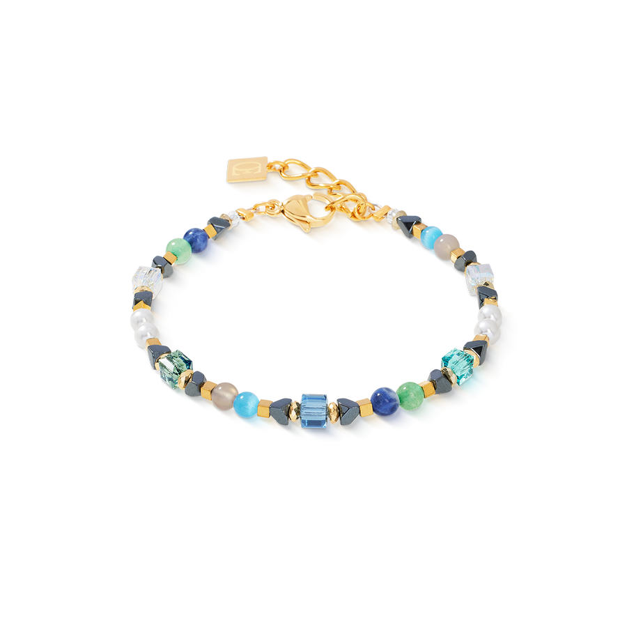 Bracciale Precious Shape Mix verde-turchese