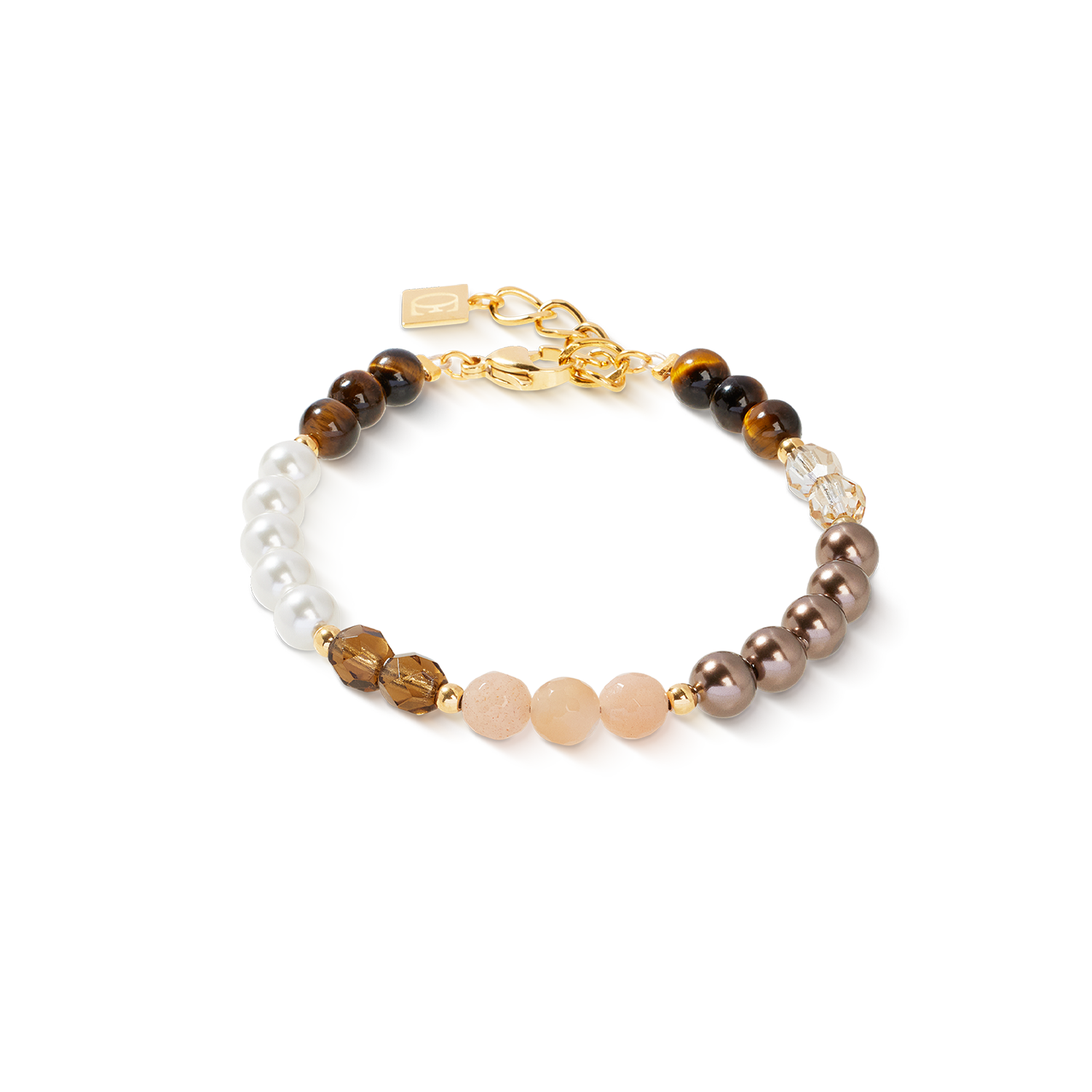 Bracciale Precious Elysia oro-marrone