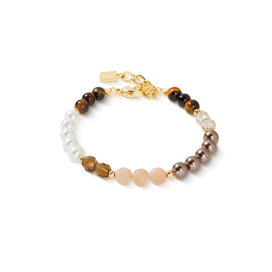 Bracciale Precious Elysia oro-marrone