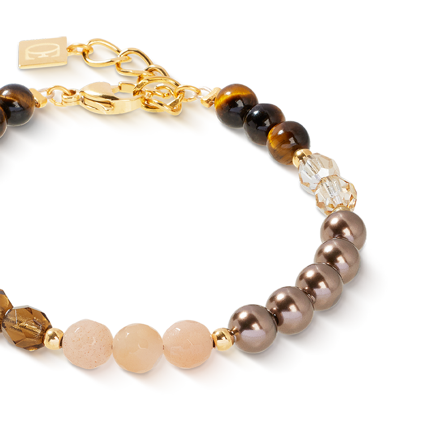 Bracciale Precious Elysia oro-marrone