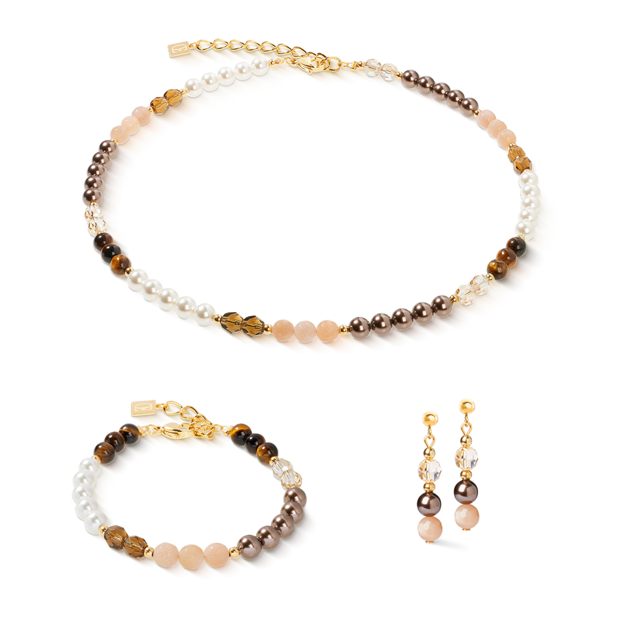 Bracciale Precious Elysia oro-marrone