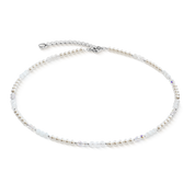Collana Princess Rhythm argento-bianco