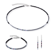 Collana Fusion Offset Graphic grigio-nero