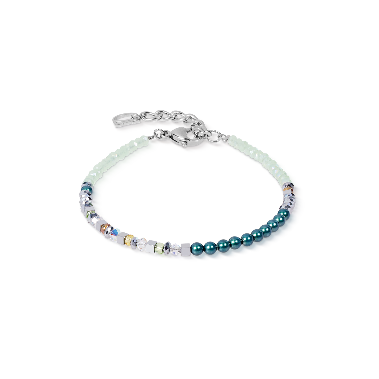Bracciale Fusion Offset Graphic verde-petrolio