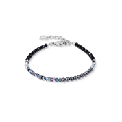 Bracciale Fusion Offset Graphic grigio-nero