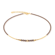 Collana Shimmering Princess Pearls oro-marrone