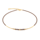 Collana Shimmering Princess Pearls oro-marrone