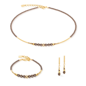Collana Shimmering Princess Pearls oro-marrone