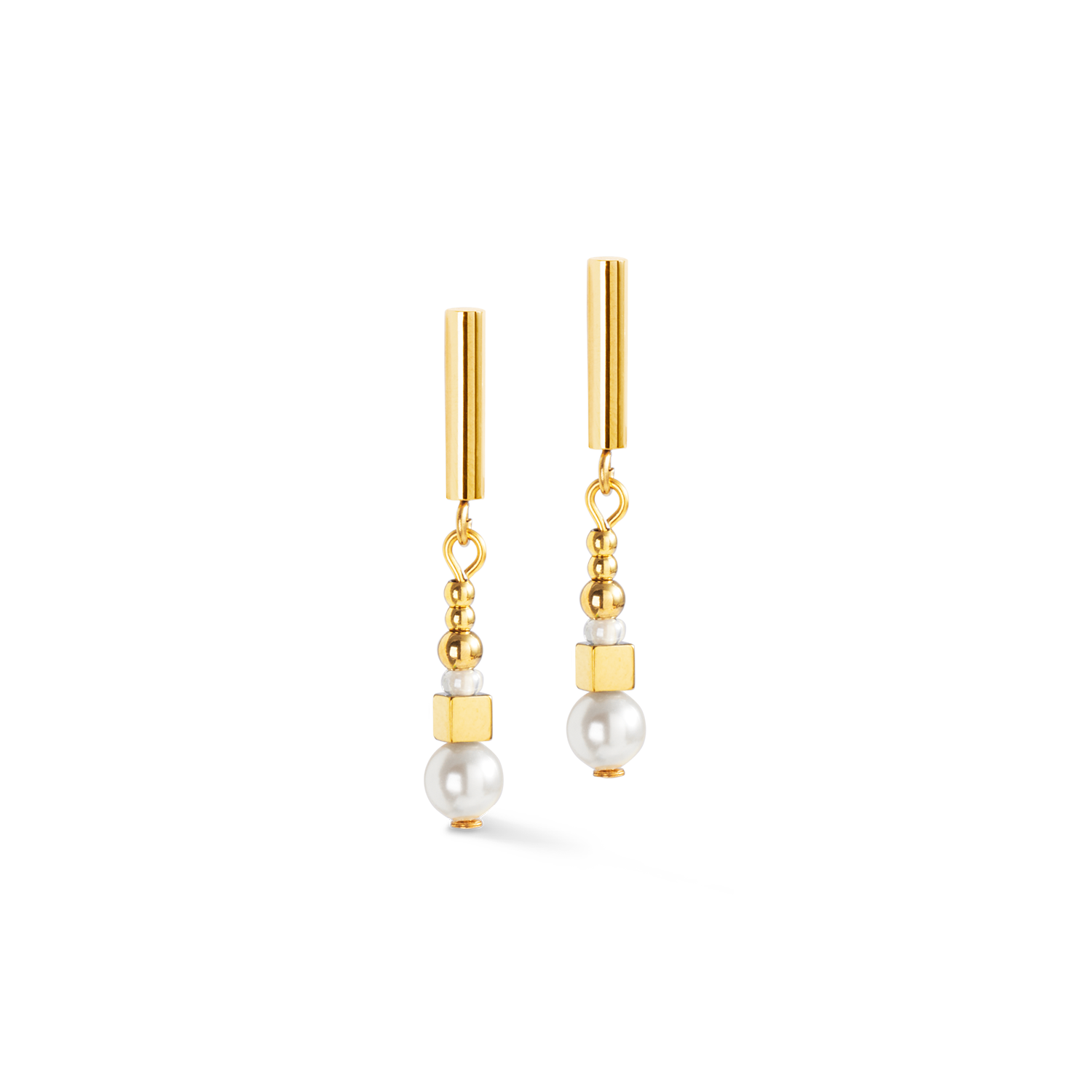 Orecchini Shimmering Princess Pearls oro-bianco